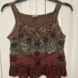 Boho tank top